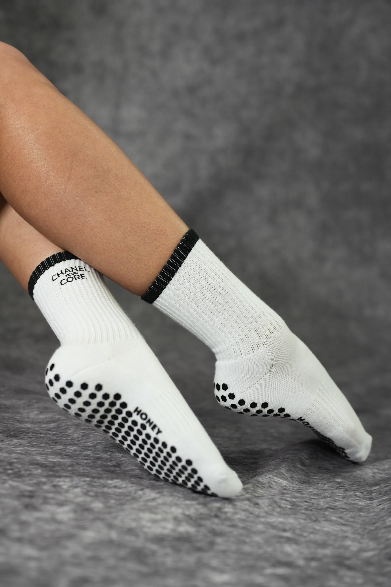 custom grip socks for yoga