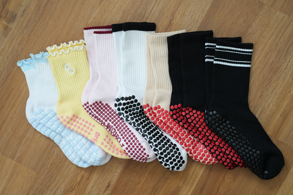 Custom Pilates Grip Socks